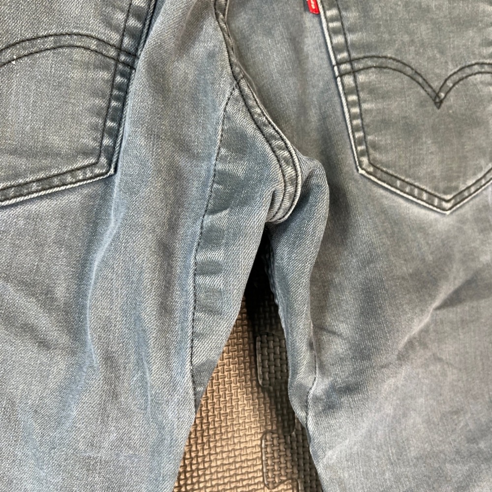 Levi's 511 Slim Commuter Jeans Men 31x30 Green & Blue Stretch Reflective Bike - Picture 9 of 12